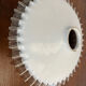 Vintage white opaline suspension