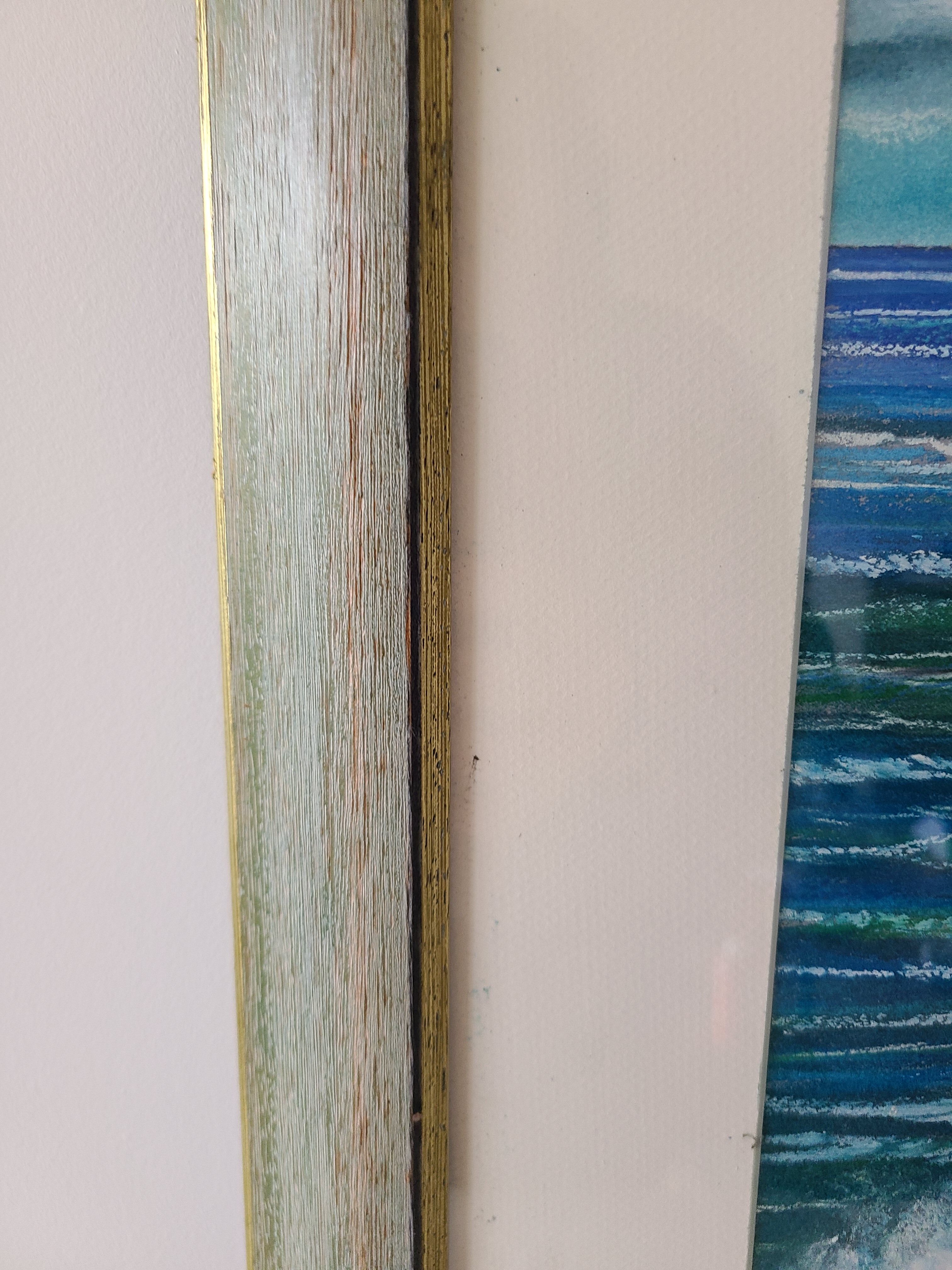 Old Quiberon pastel signed