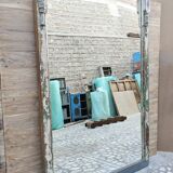 Burmese teak mirror