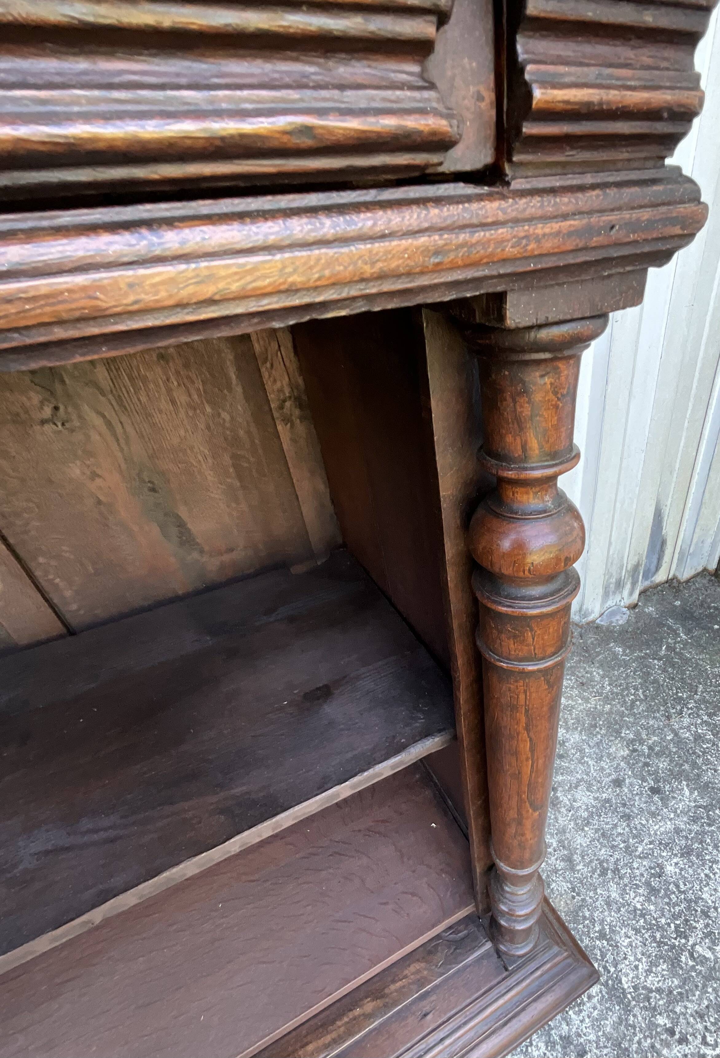 Solid Oak Storage Unit – Country Style, Late 19th Century