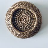 Bohemian wicker panière