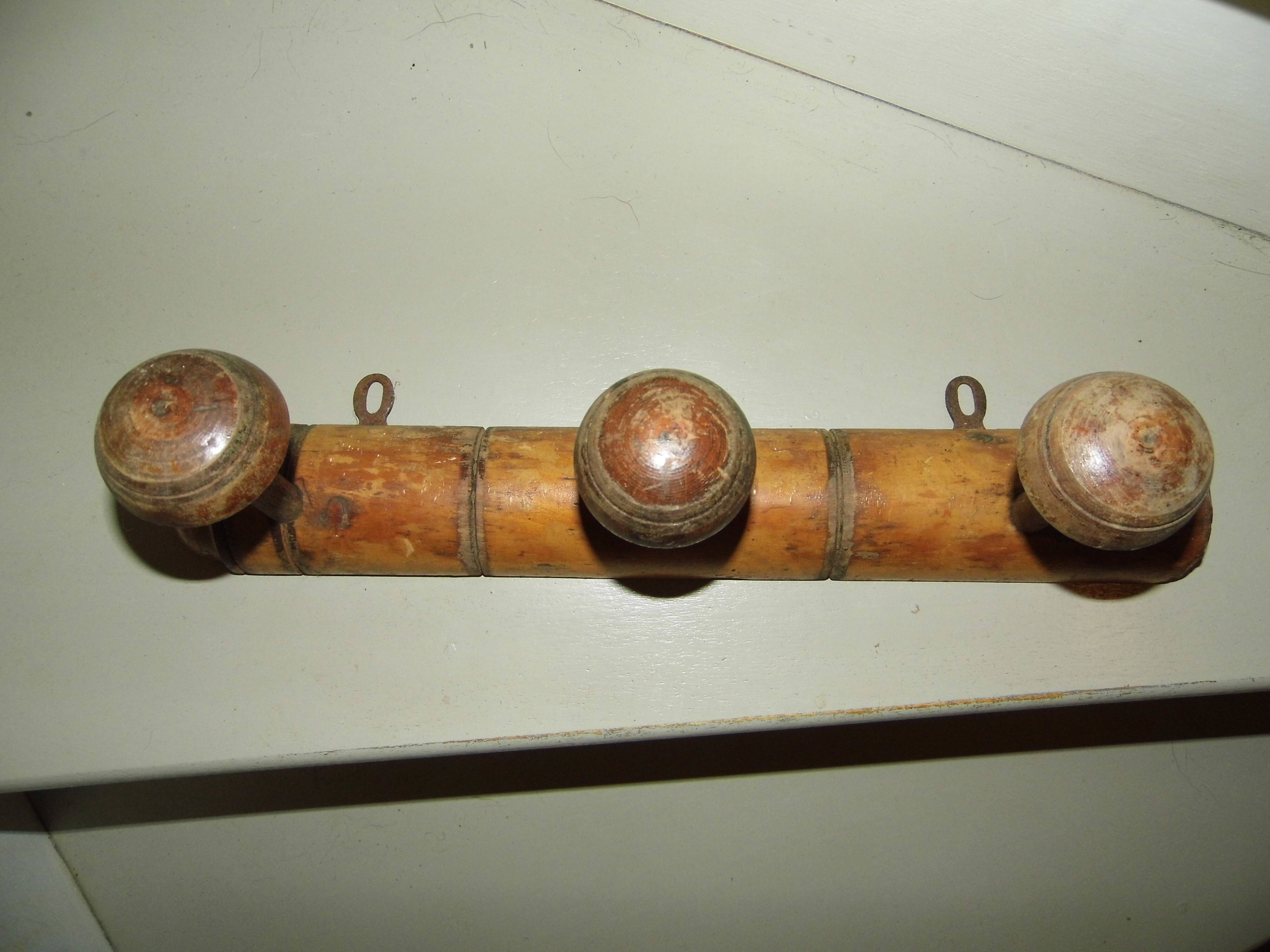 Coat rack, shelf, very deco, 3 paterres, 1900 Belle Epoque