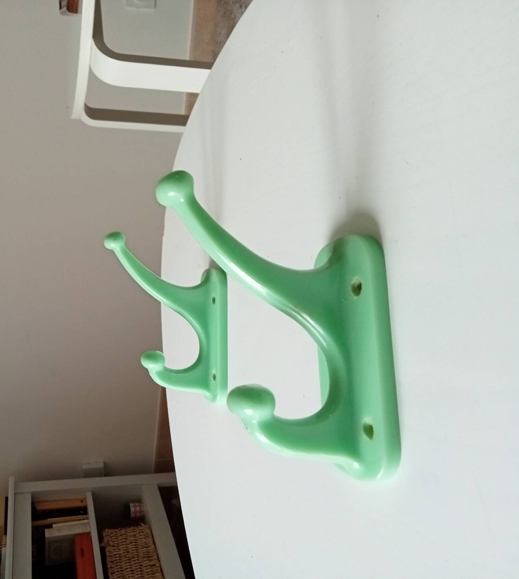 Vintage bakelite coat hook from the 60s
