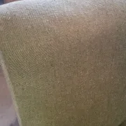Pair of vintage armchairs with tapered legs from the 1950s.