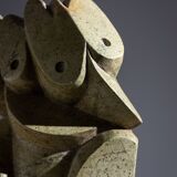 Abstract soapstone bird sculpture