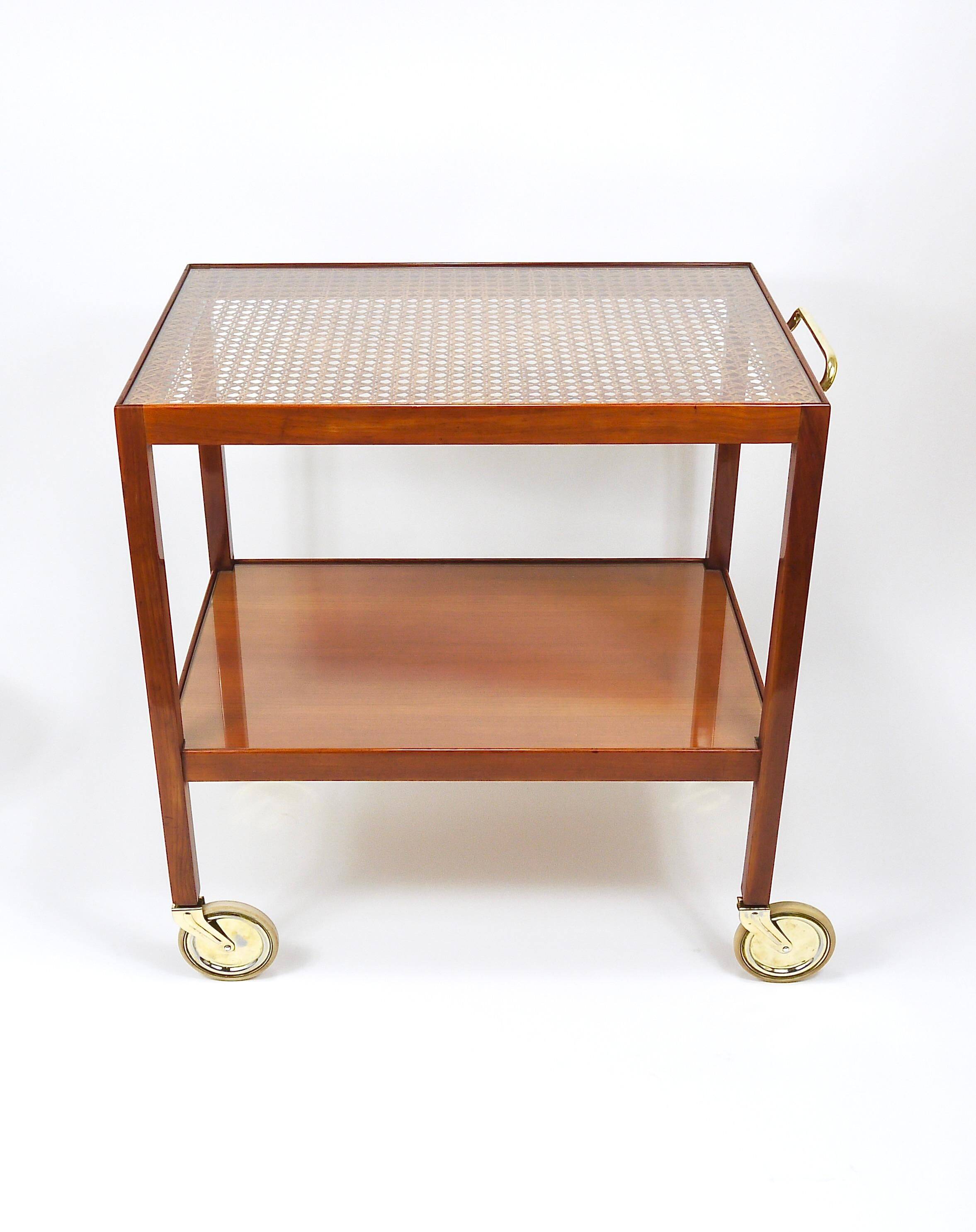 Julius Jirasek Werkstätte Hagenauer Bar Cart, Vienna, 1930s