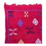 Handmade Berber rug with natural wool Unique rug
