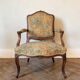 Fauteuil à la reine, style louis xv, vers 1750