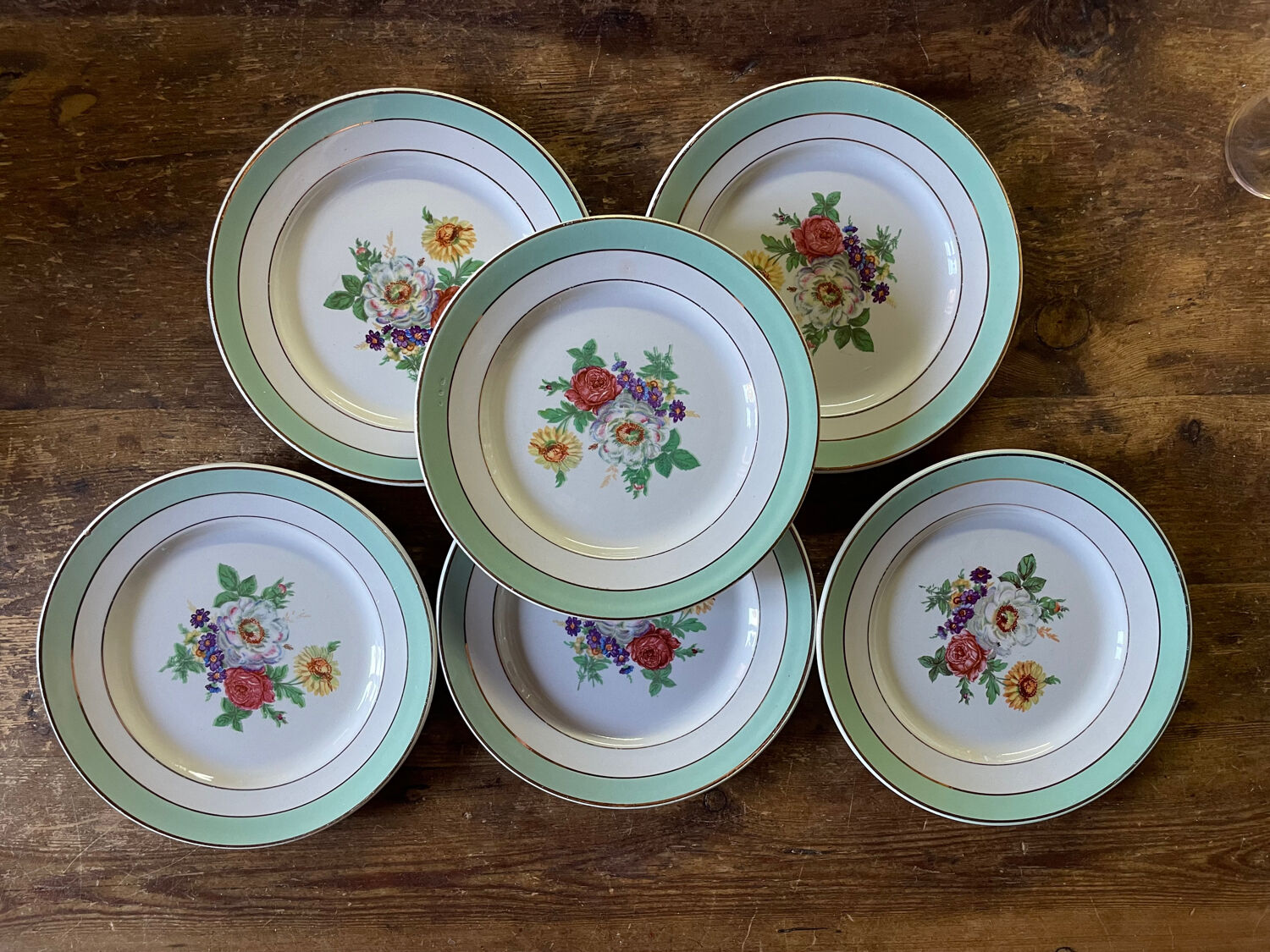 Flower plates Badonviller