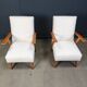 Pair of mid-century Dutch armchairs, 1960s