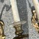 Pair of brass wall lights – Louis XVI style
