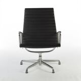 Black Herman Miller Original Eames EA316 ‘Ribbed’ Lounge Aluminium Chair