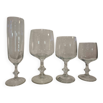 Glassware set for 6 people, 24 pieces