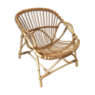 Rattan armchair