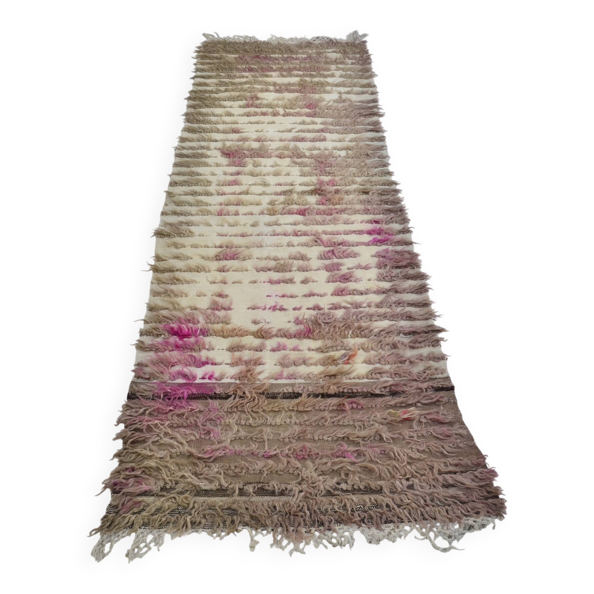 Vintage Anatolian Angora Wool Rug sku 3076