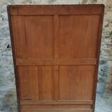 Solid oak display cabinet – Art Deco style – 1920s – Modular shelves
