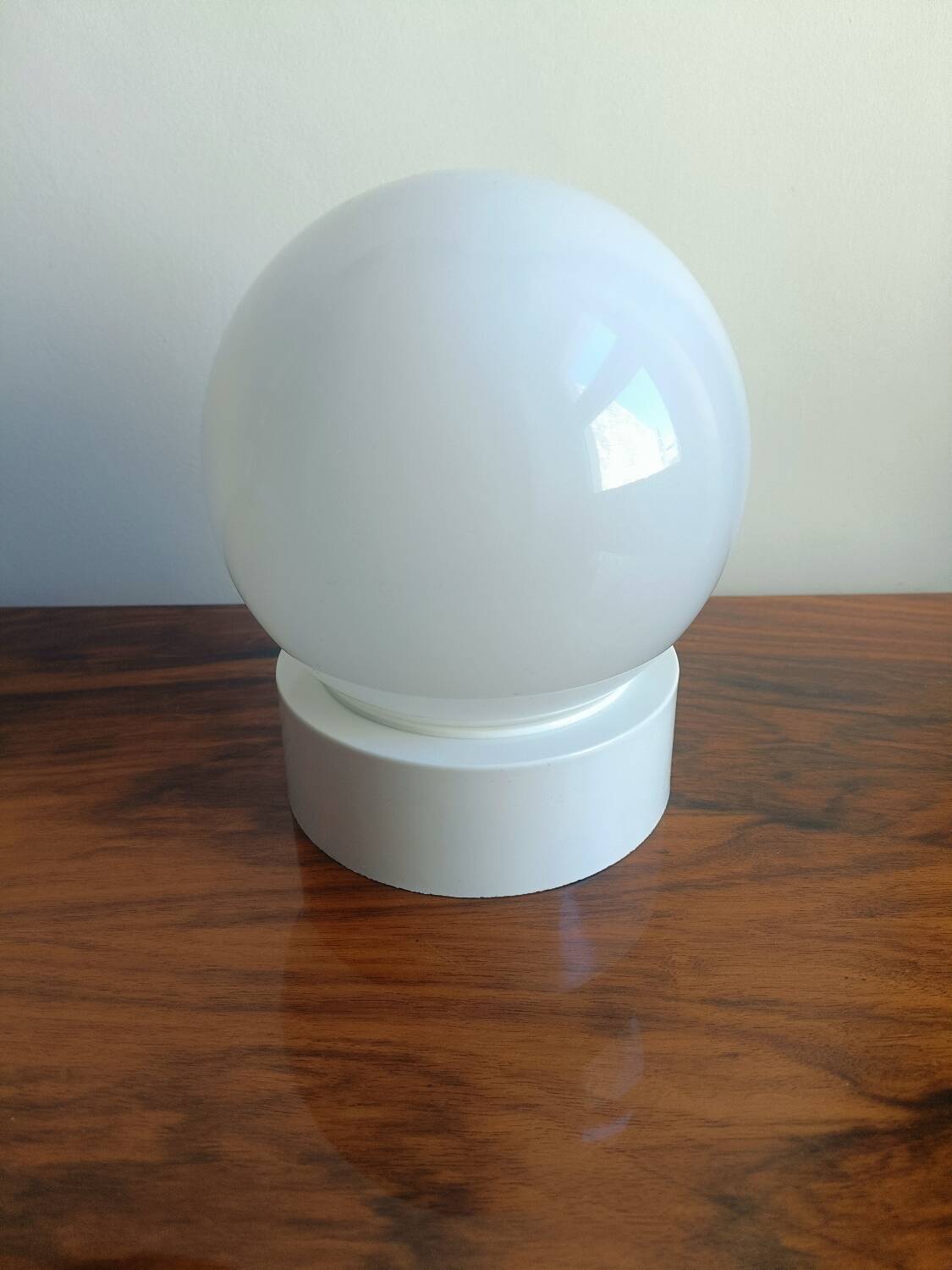 Opal glass globe ceiling light