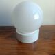 Opal glass globe ceiling light