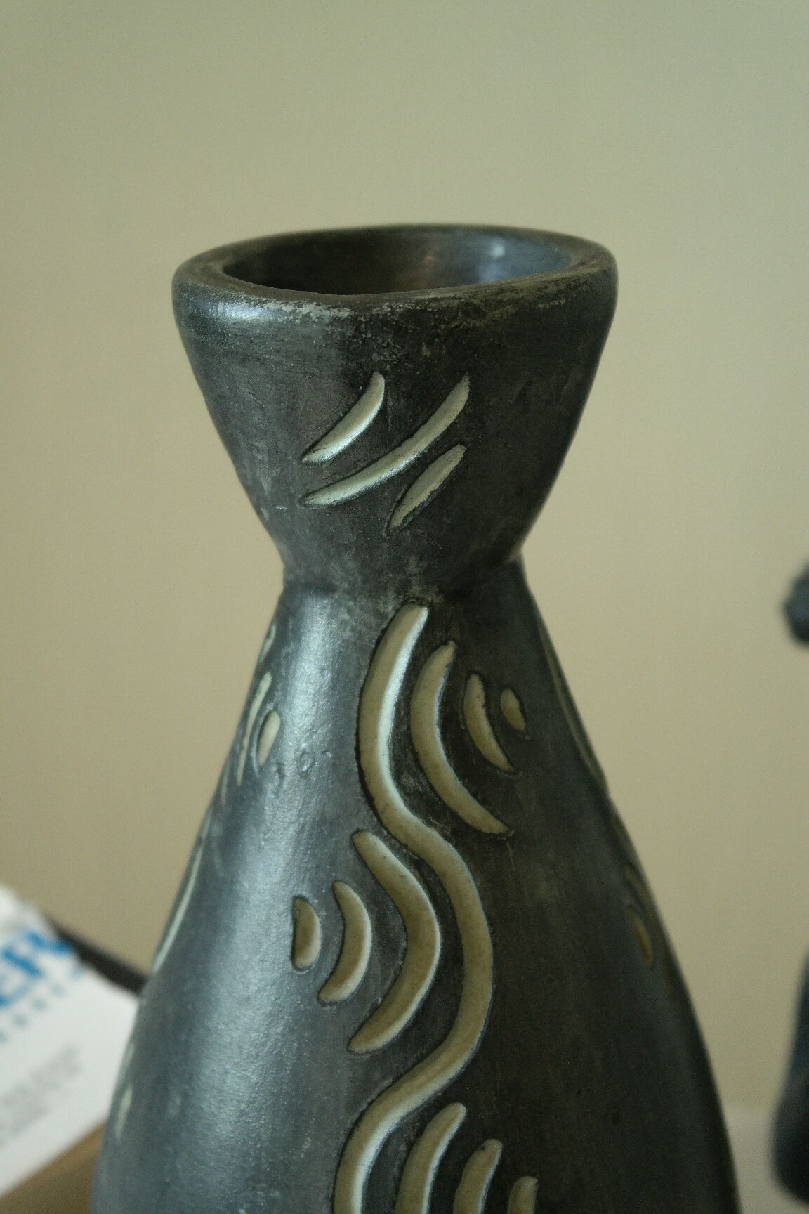 Ceramic vase GERUNDA SPAIN vintage brutalist
