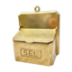Solid brass salt box