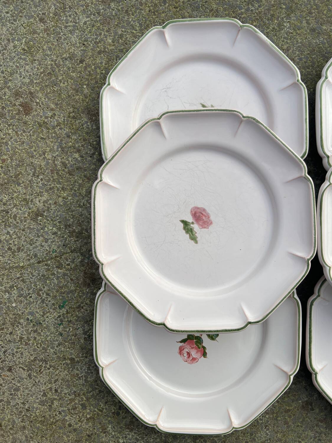 Gien 6 dessert plates