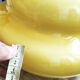 Ceiling lamp in yellow opaline 70s