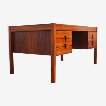Scandinavian rosewood desk 1970