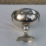 Coupe en metal argente de style louis xvi