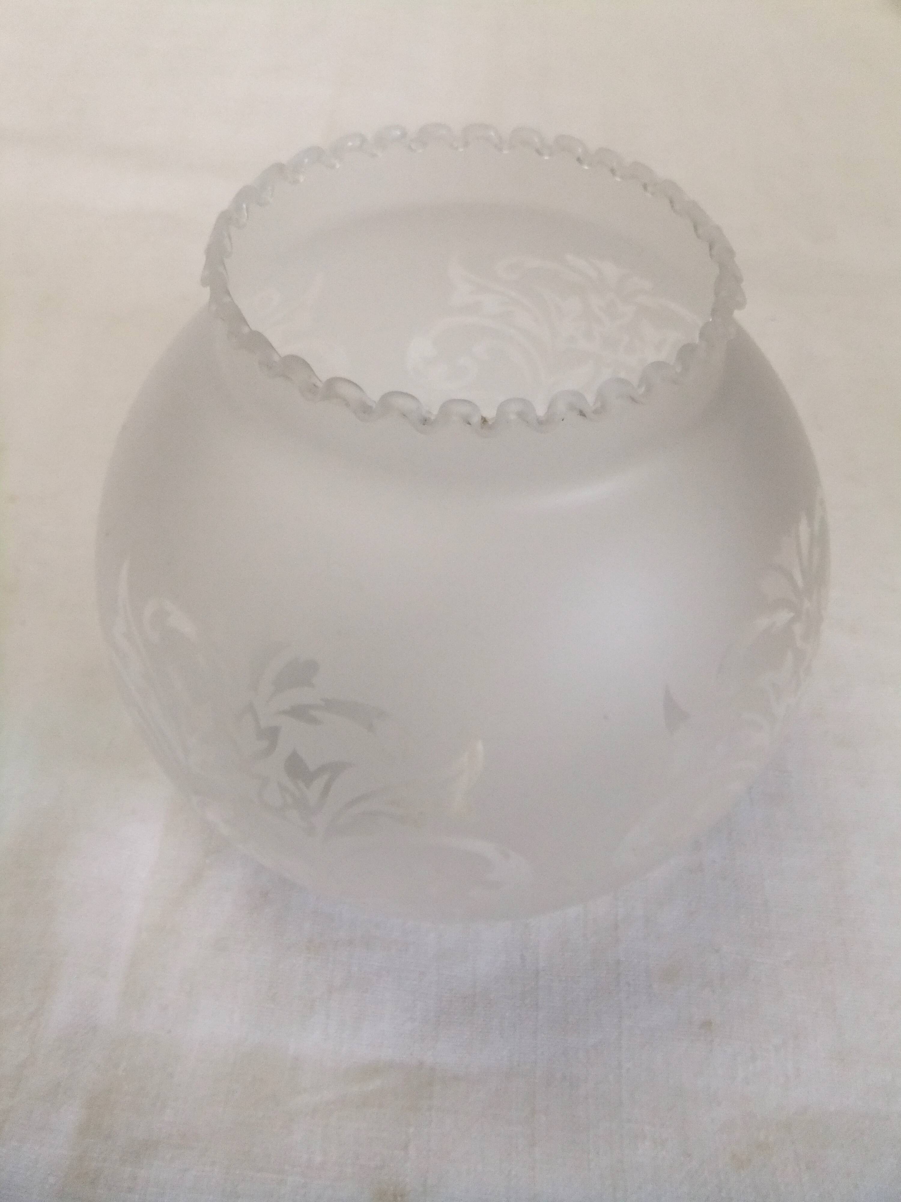 Tulip globe etched glass pendant lamp chandelier wall lamp