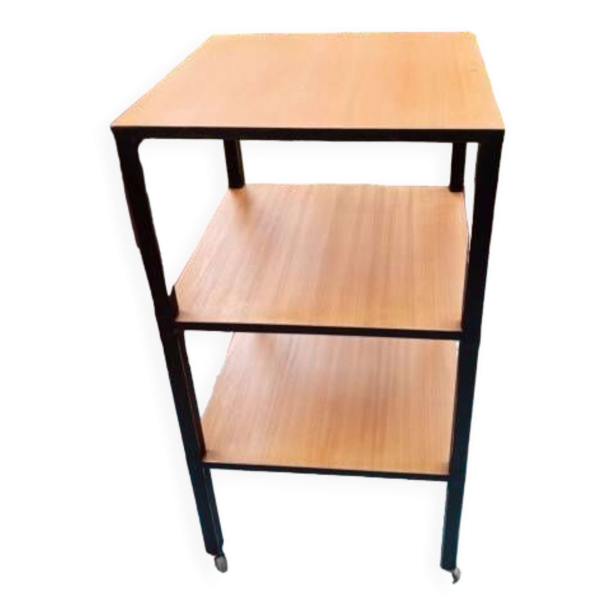 Serving table on casters