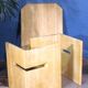 1960s travertine side table