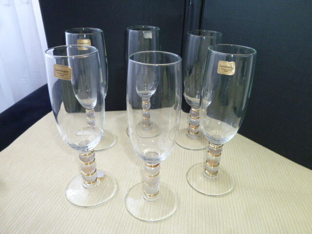 Set de 6 flutes à champagne Luminarc modèle Troubadour