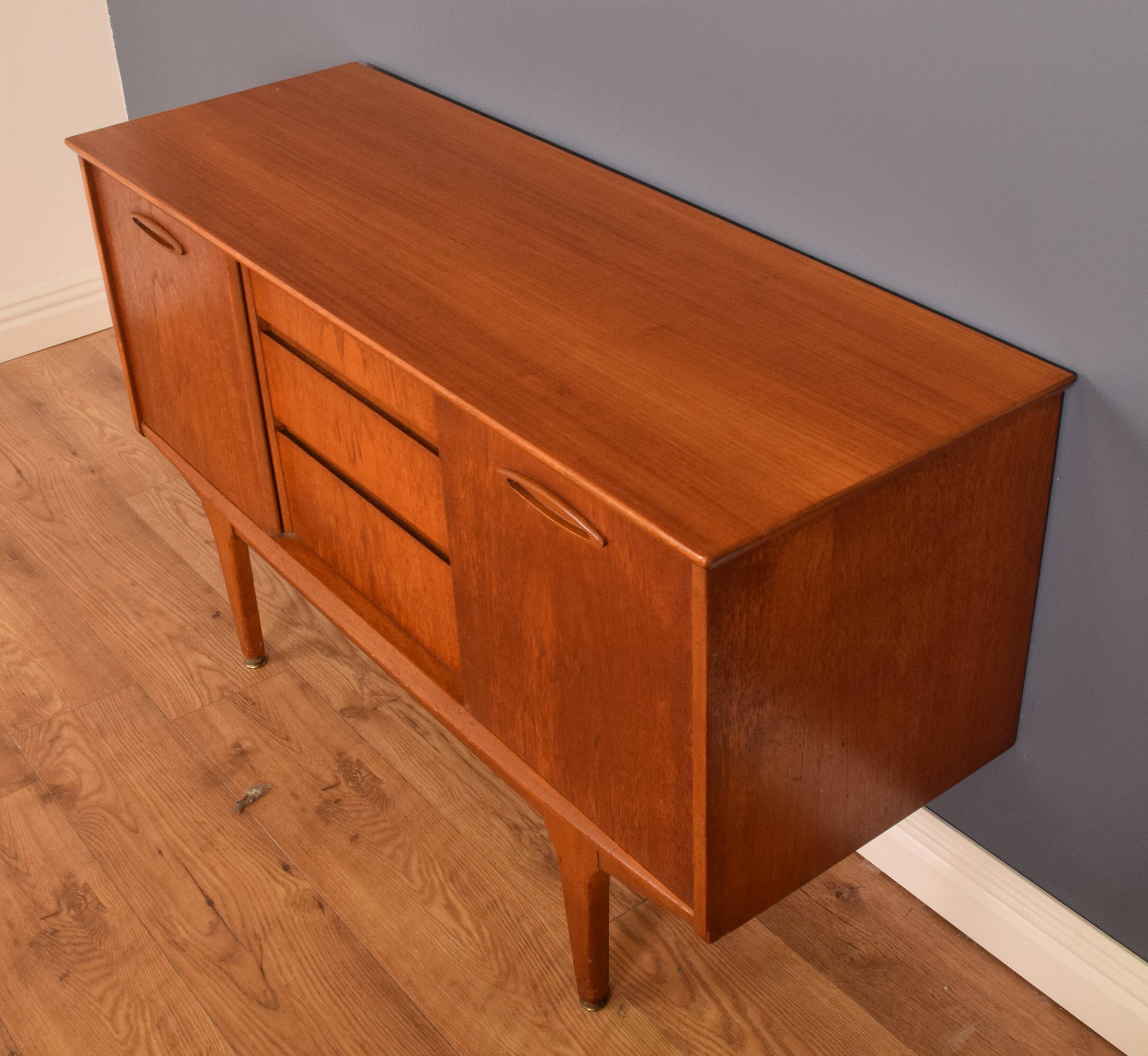 Restored Short Teak Retro Jentique 1960s Sideboard