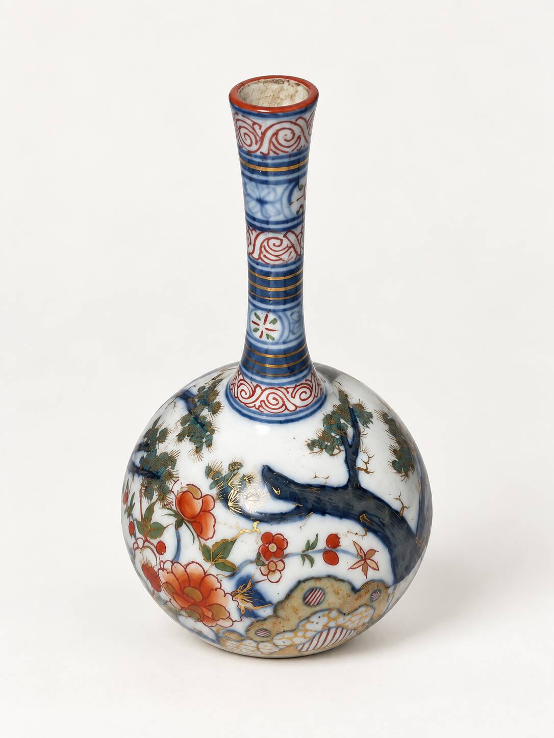 Set of antique Minton porcelain and Imari decoration – 19th century