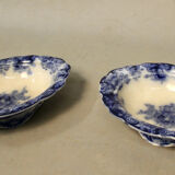 Pair Of Vegetable Growers Alfred Meakin England Royal Semi Porcelain