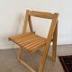 Wooden folding chair