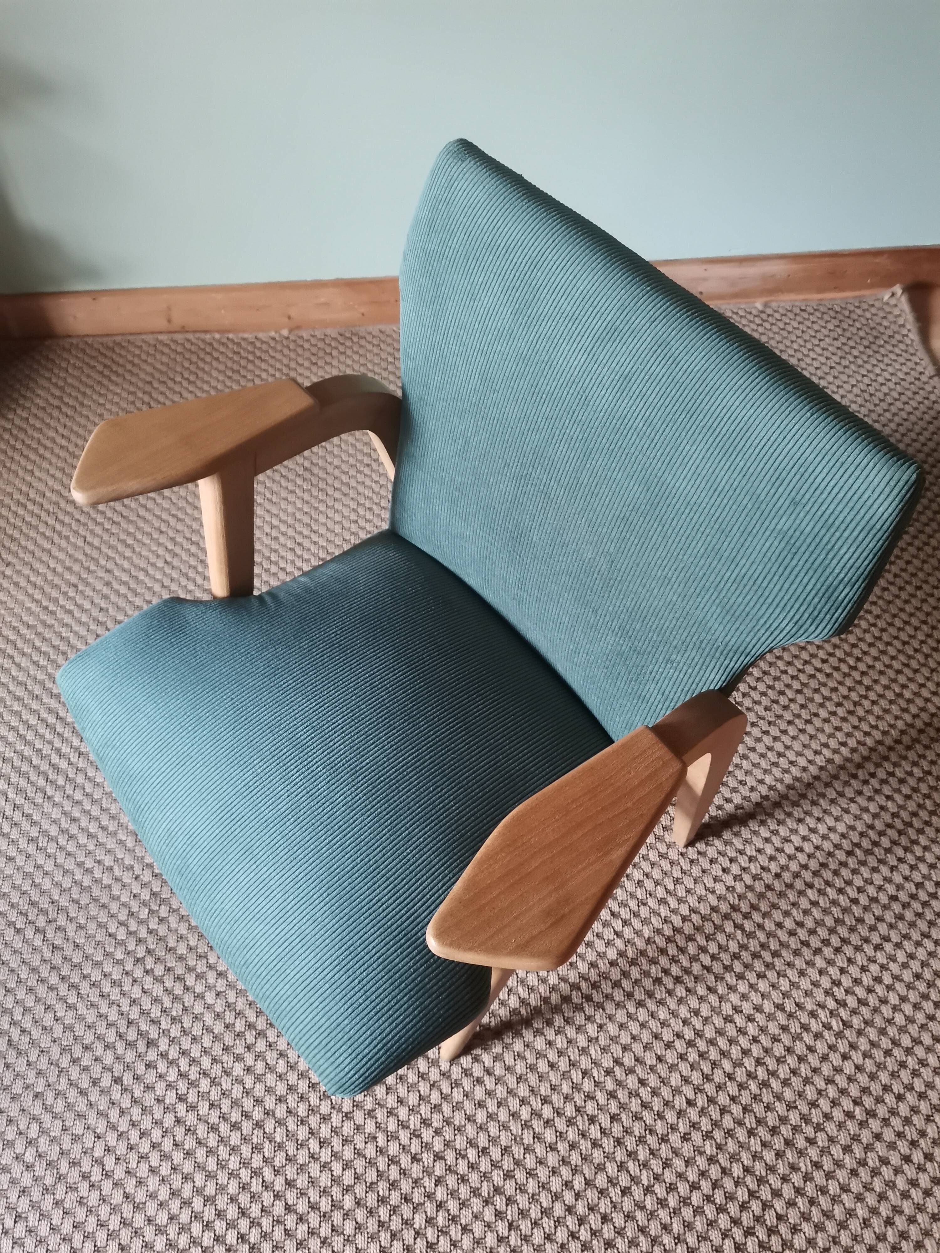 Fauteuils scandinaves roger landault verts