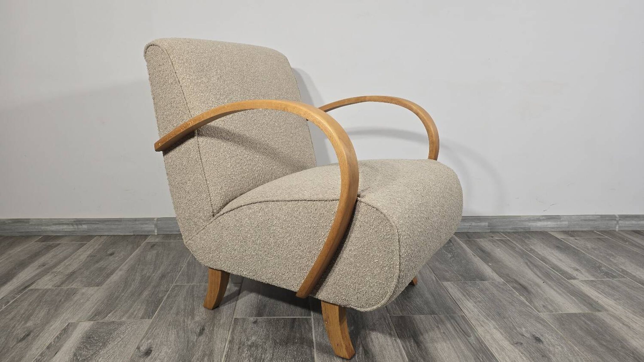 Fauteuil Art Déco par Jindrich Halabala, années 1940