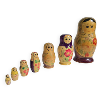 Poupée russe Ère Soviétique 7 matriochka