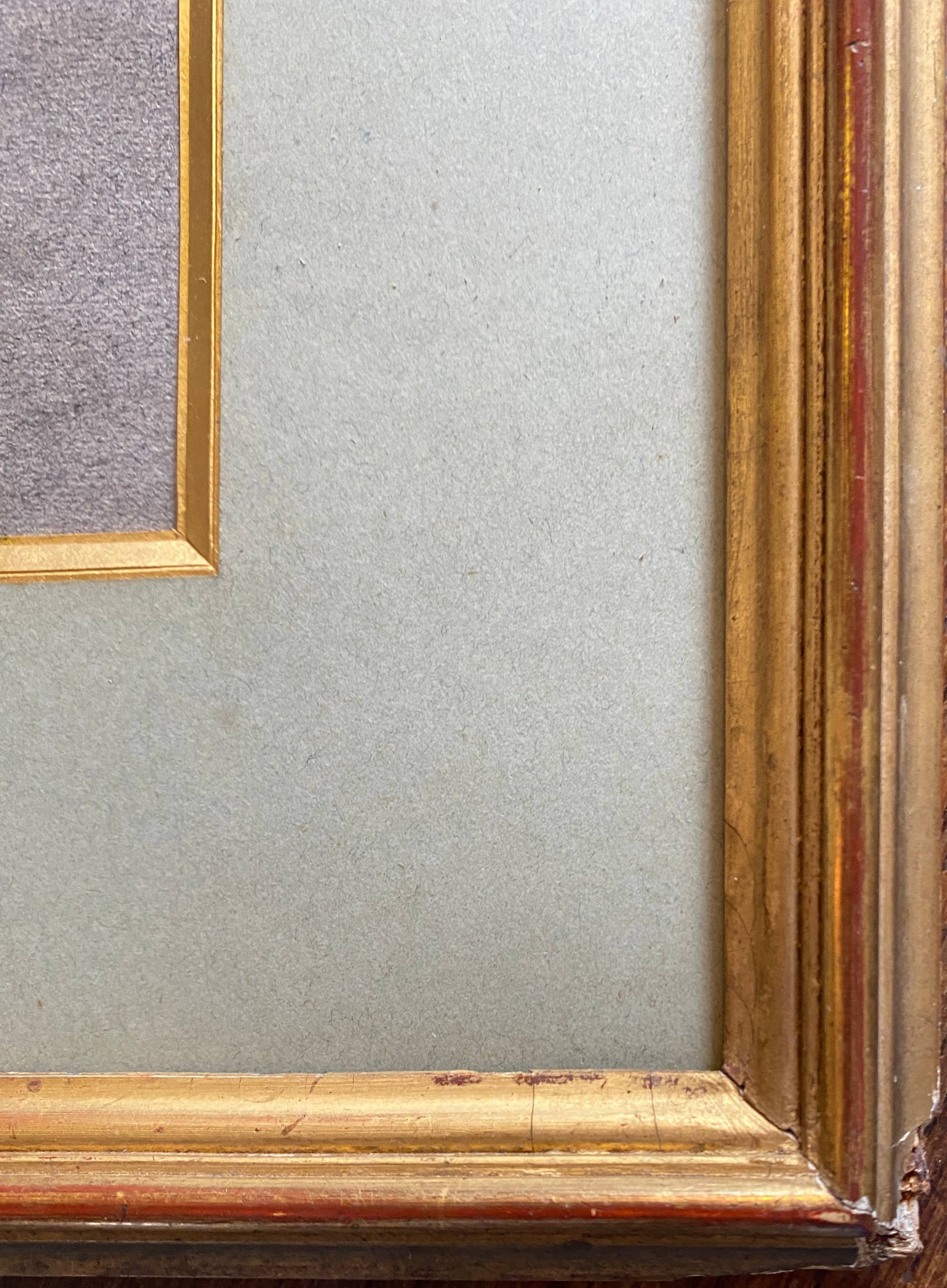 Painting pastel dog "Portrait of Cairn terrier" and frame