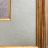 Painting pastel dog "Portrait of Cairn terrier" and frame