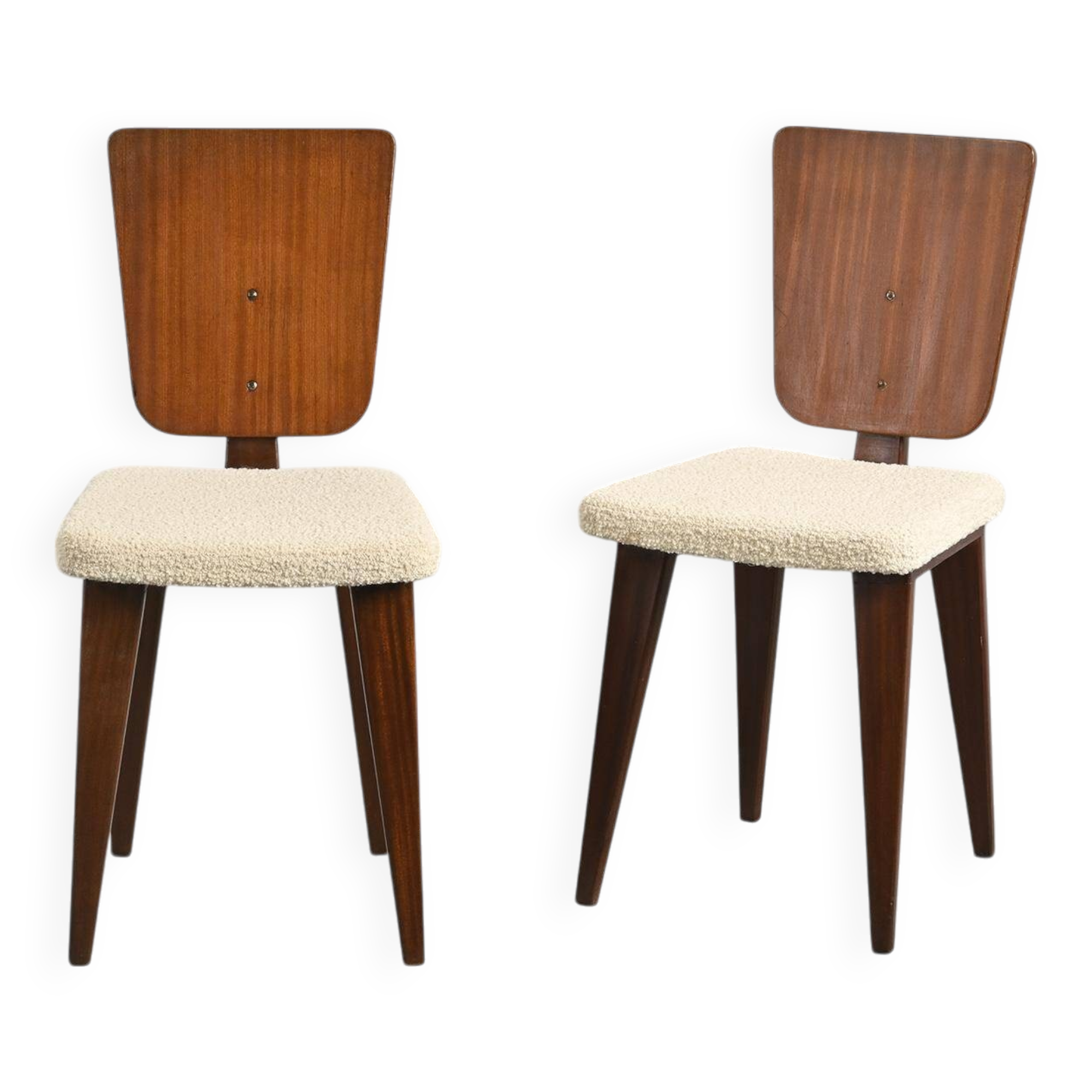 Modernist chairs by André Sornay, Lyon, 1950s