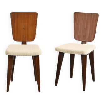 Chaises modernistes par André Sornay, Lyon, années 50