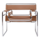 Fauteuil Wassily de Marcel Breuer en cuir cognac