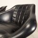 Vintage black skai armchairs