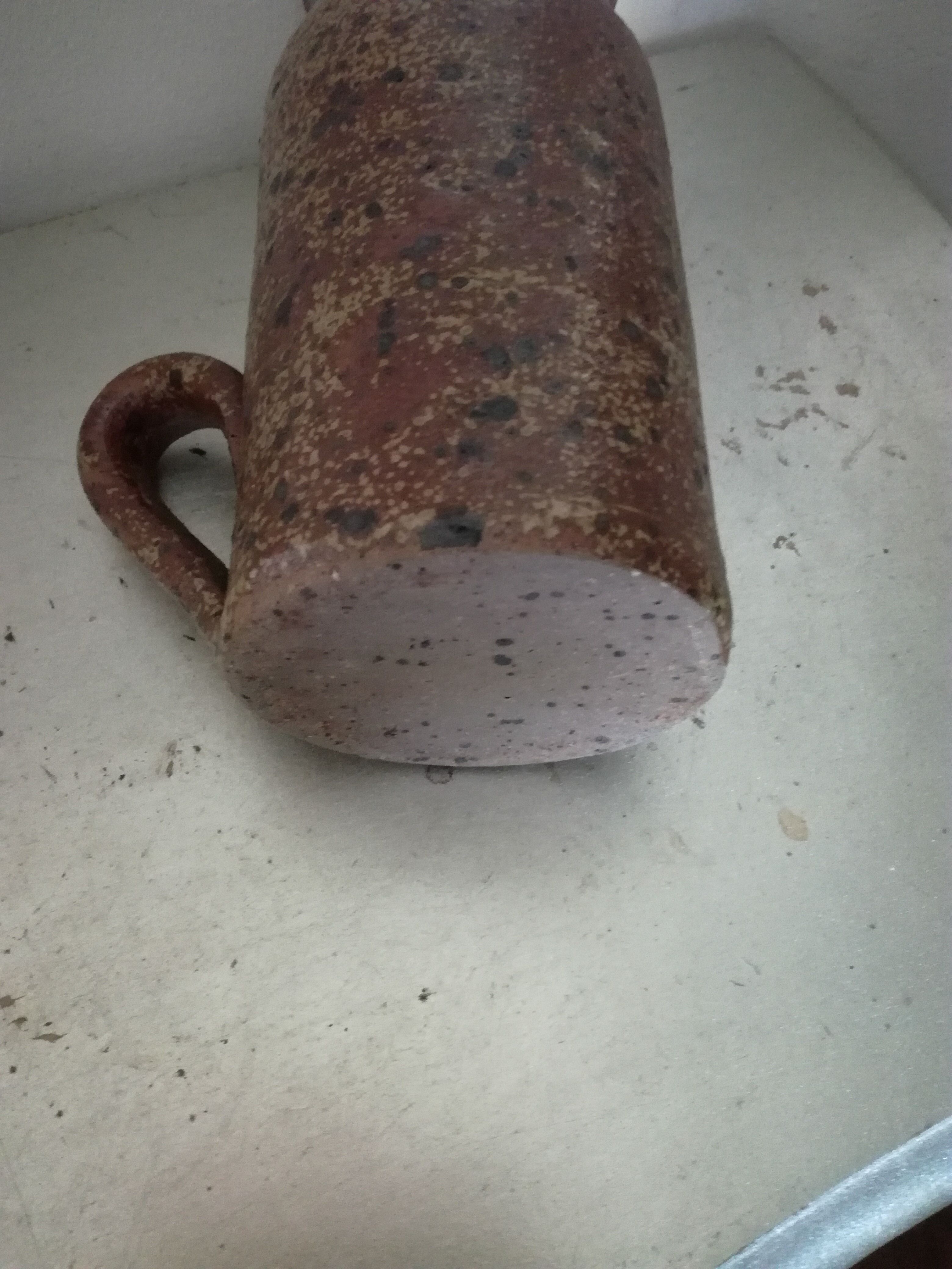 Stoneware vase wild Wabi sabi