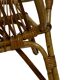 Ensemble vintage de 4 fauteuils club en rotin Rohe Noordwolde 1960