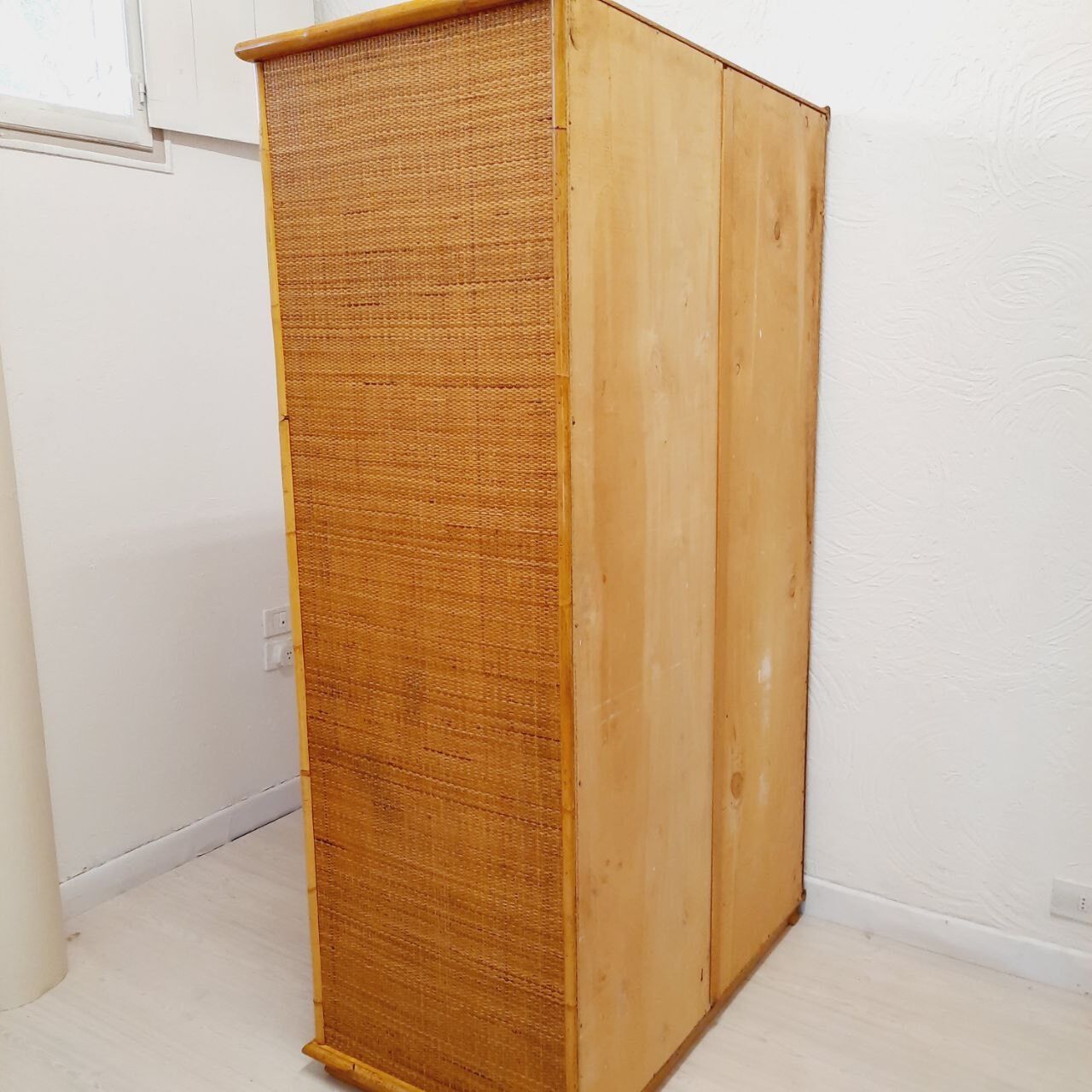 Vintage bamboo bedroom, Dal vera, wicker