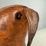 Dimitri Omersa leather magazine pouch kangaroo, Almazán, Spain, 1970 (Stamped)