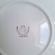 Dessert plates with flowers St Amand and Galluis